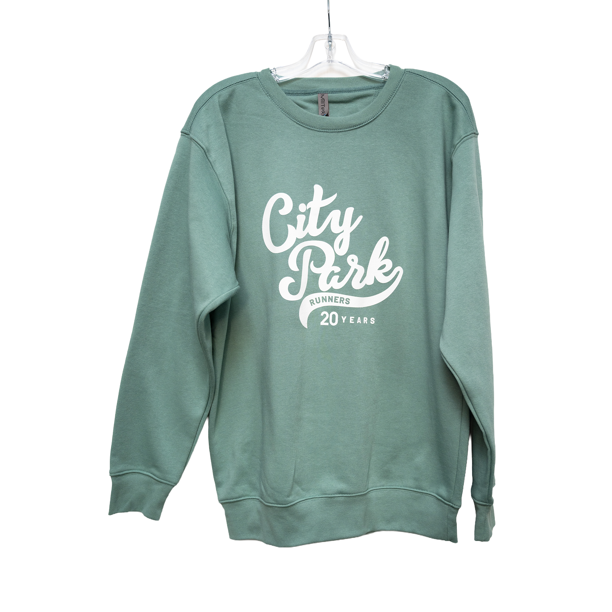 20th Anniversary City Park Runners Script Crewneck