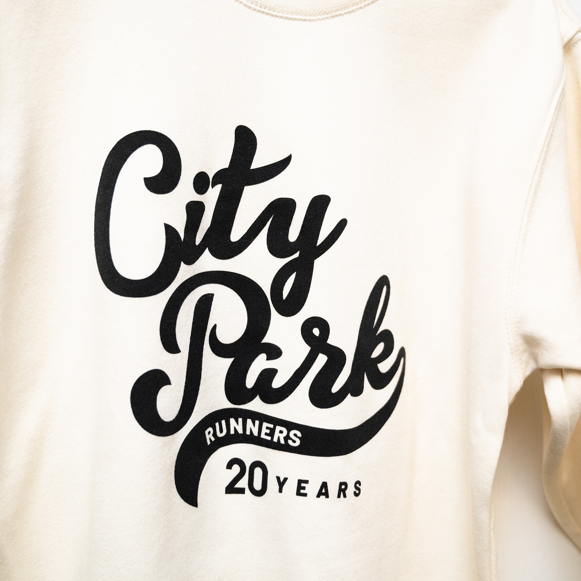 20th Anniversary City Park Runners Script Crewneck