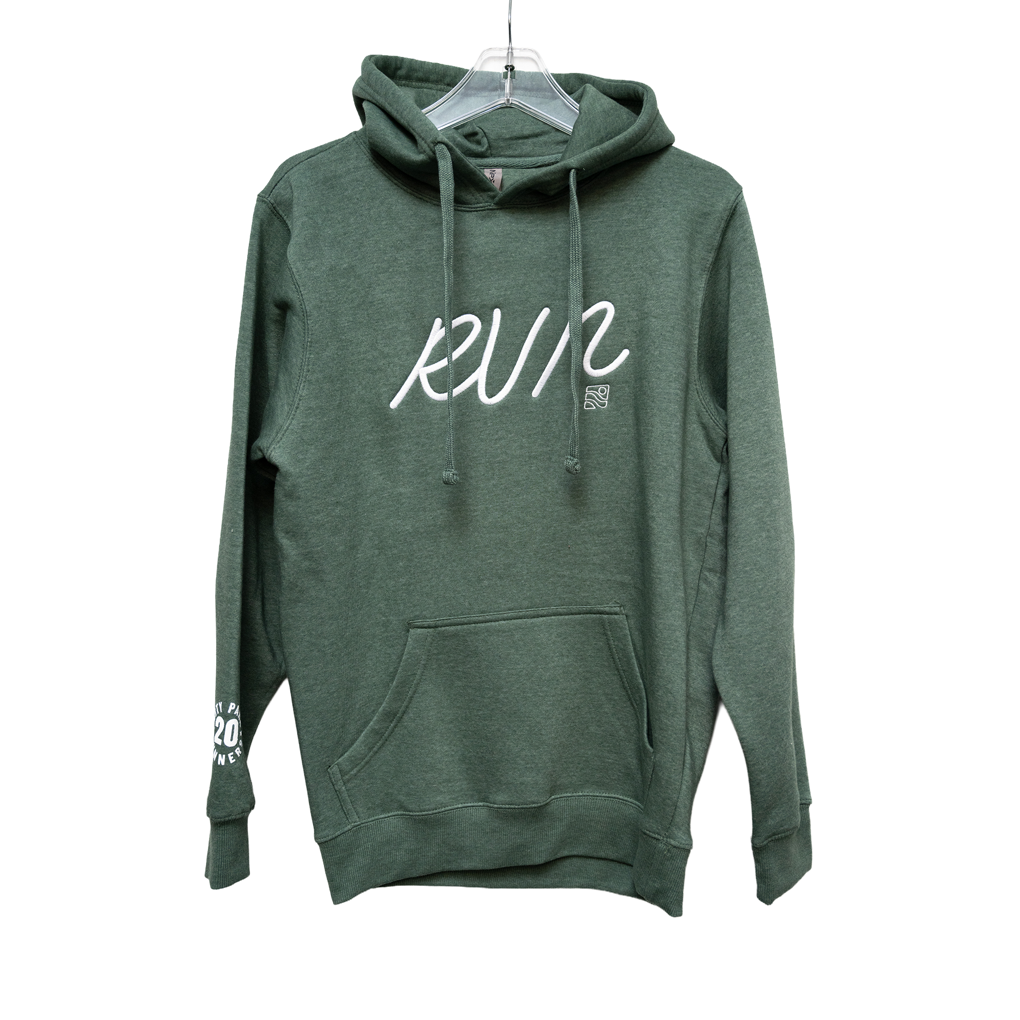 20th Anniversary City Park Runners Embroidered "RUN" Hoodie