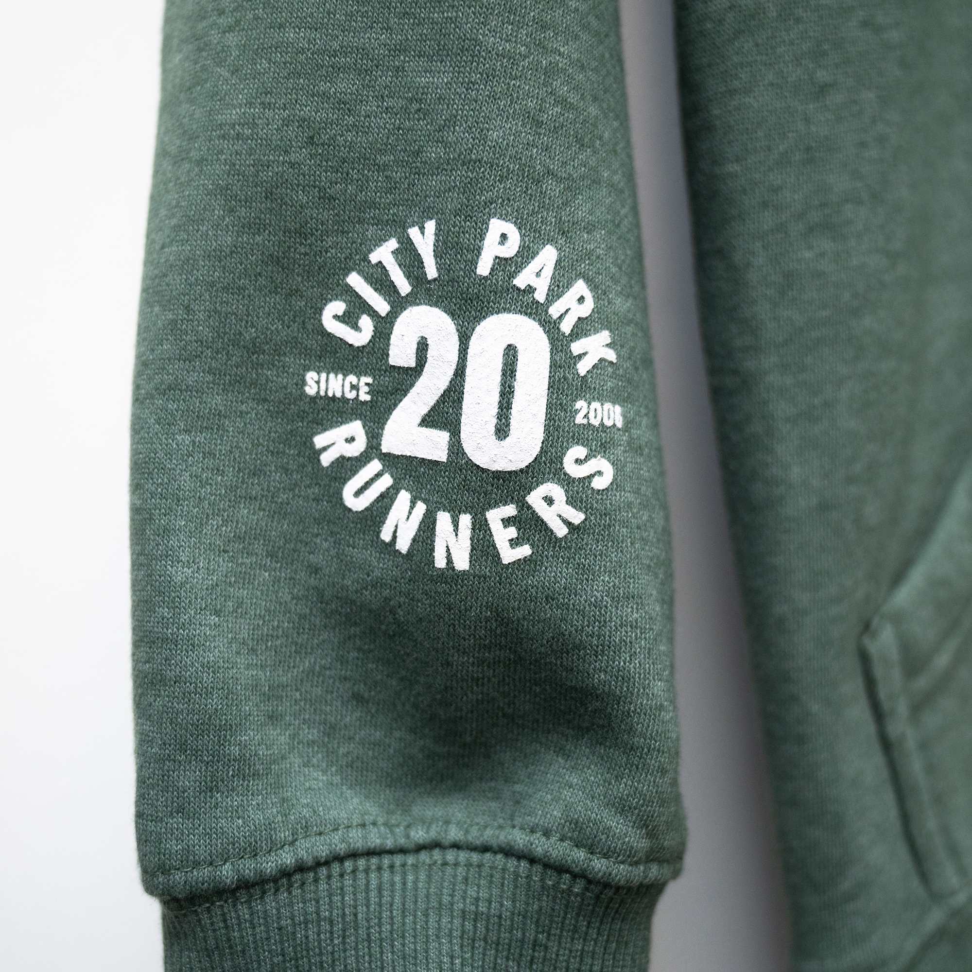 20th Anniversary City Park Runners Embroidered "RUN" Hoodie
