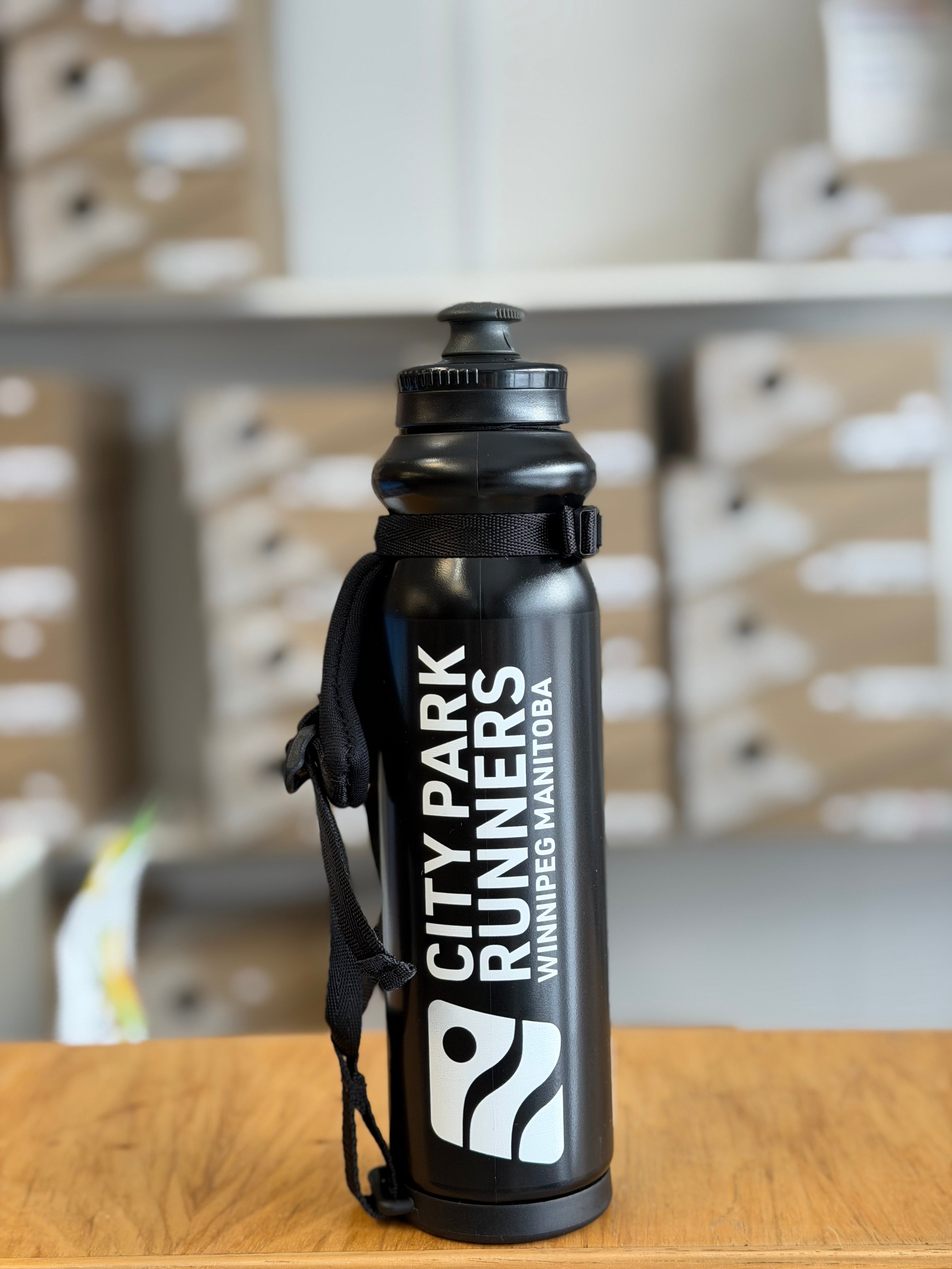 City Park Runners x HydraPak Tempo bottle w/ handle