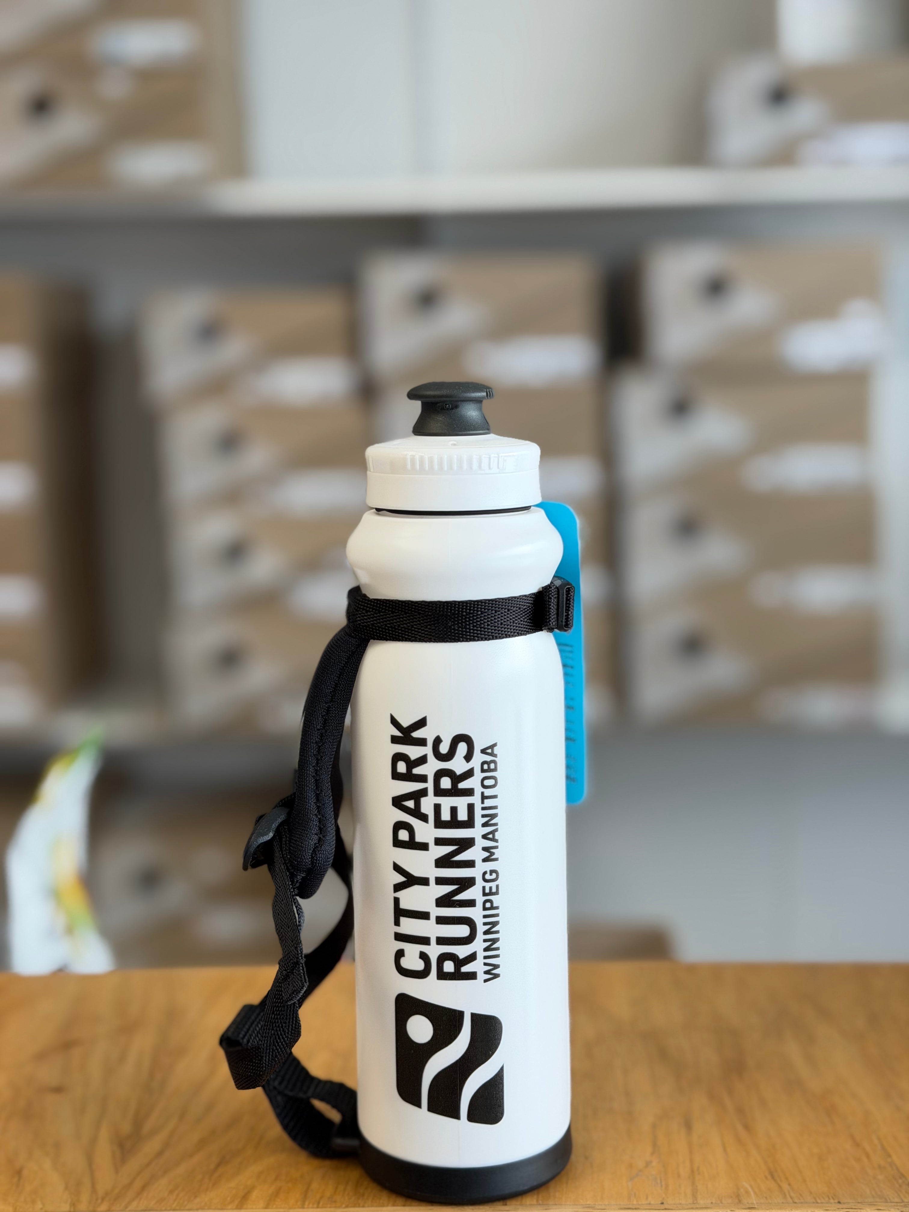 City Park Runners x HydraPak Tempo bottle w/ handle