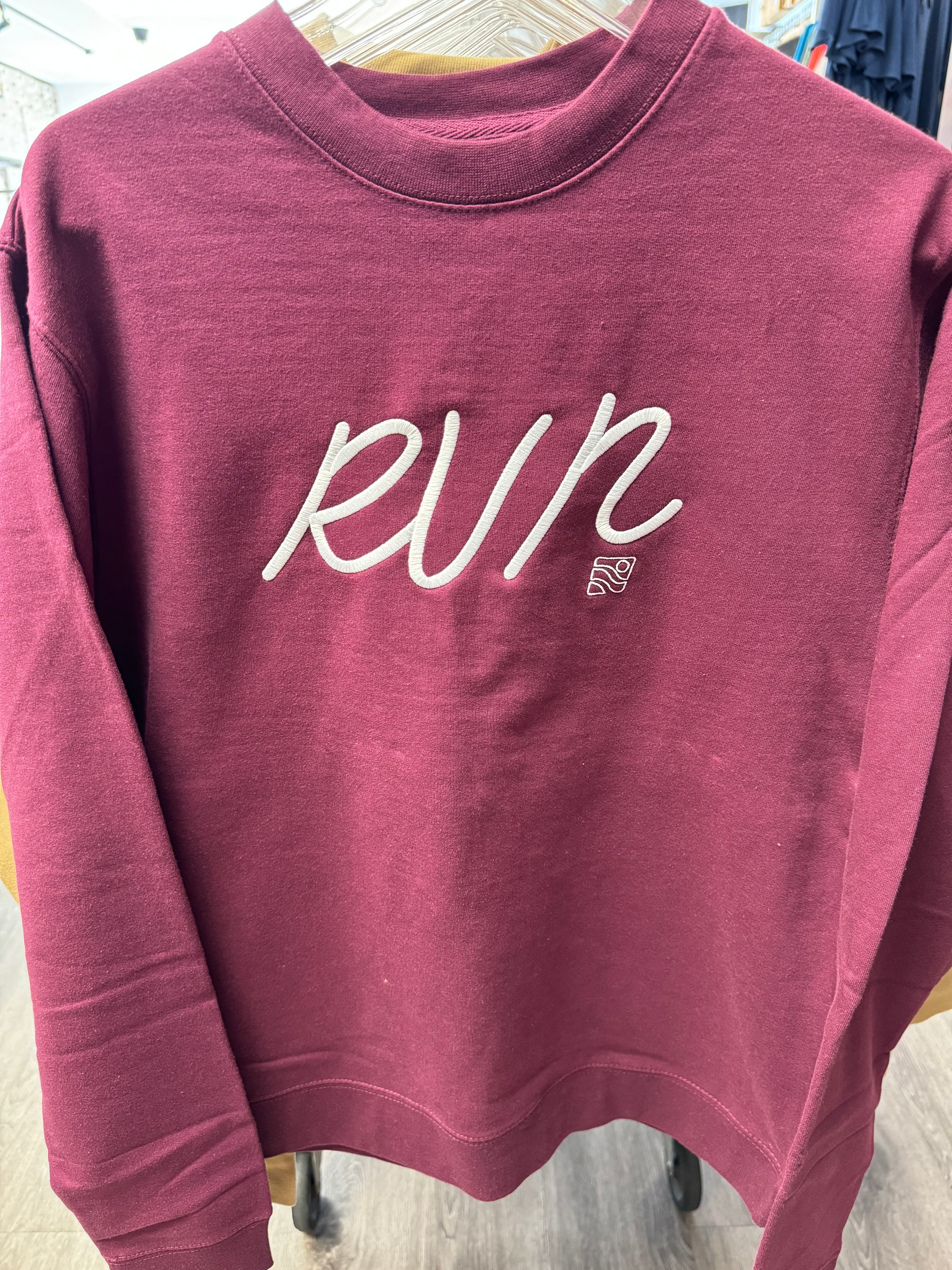 City Park Runners " RUN " Embroidered Crewneck