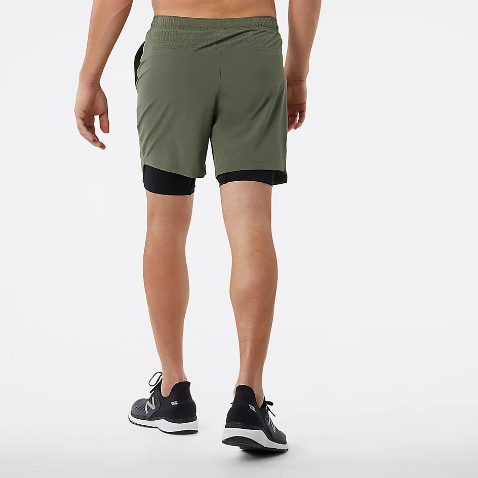 Men's New Balance R.W. Tech 7" 2-in-1 Short